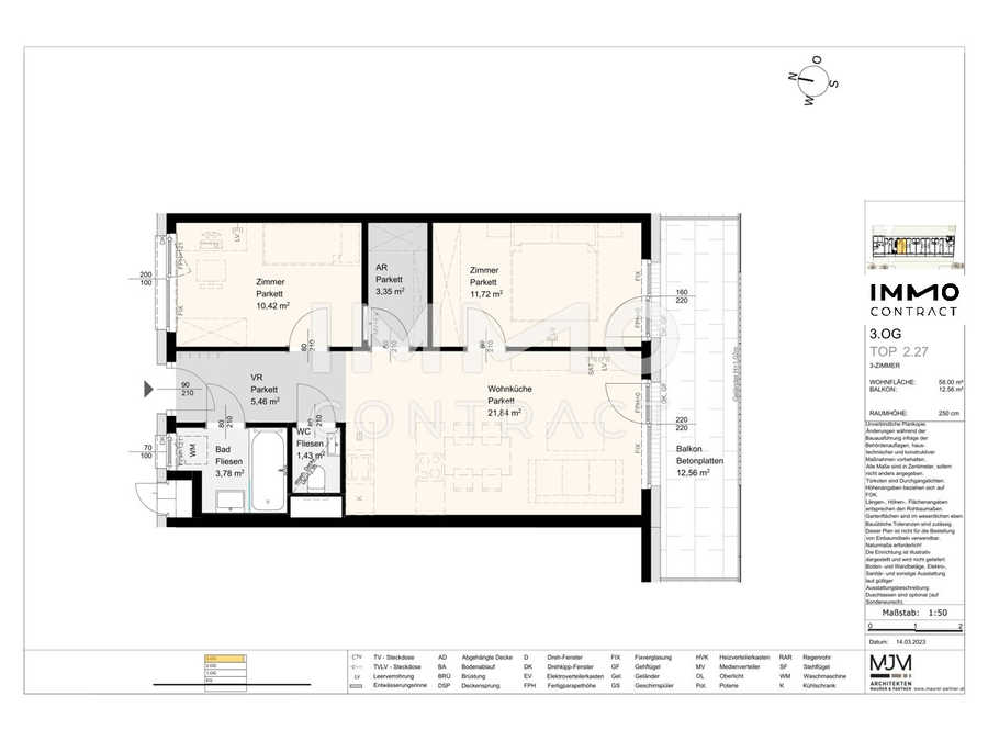 Dachgeschosswohnung in 2000 Stockerau Immobilie: Dachgeschosswohnung in 2000 Stockerau