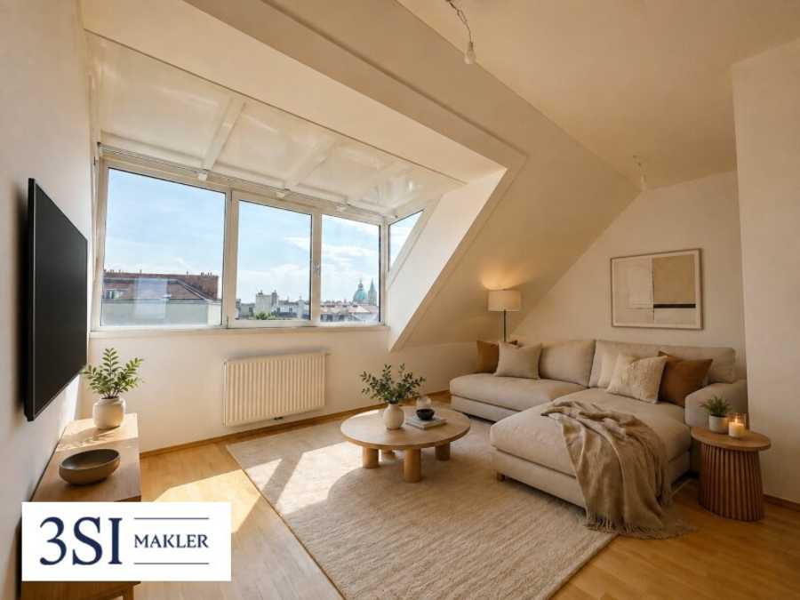 Immobilie: Dachgeschosswohnung in 1100 Wien