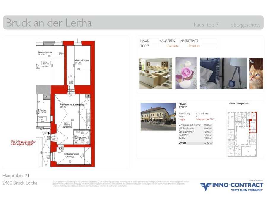 Eigentumswohnung in 2460 Bruck an der Leitha Immobilie: Eigentumswohnung in 2460 Bruck an der Leitha