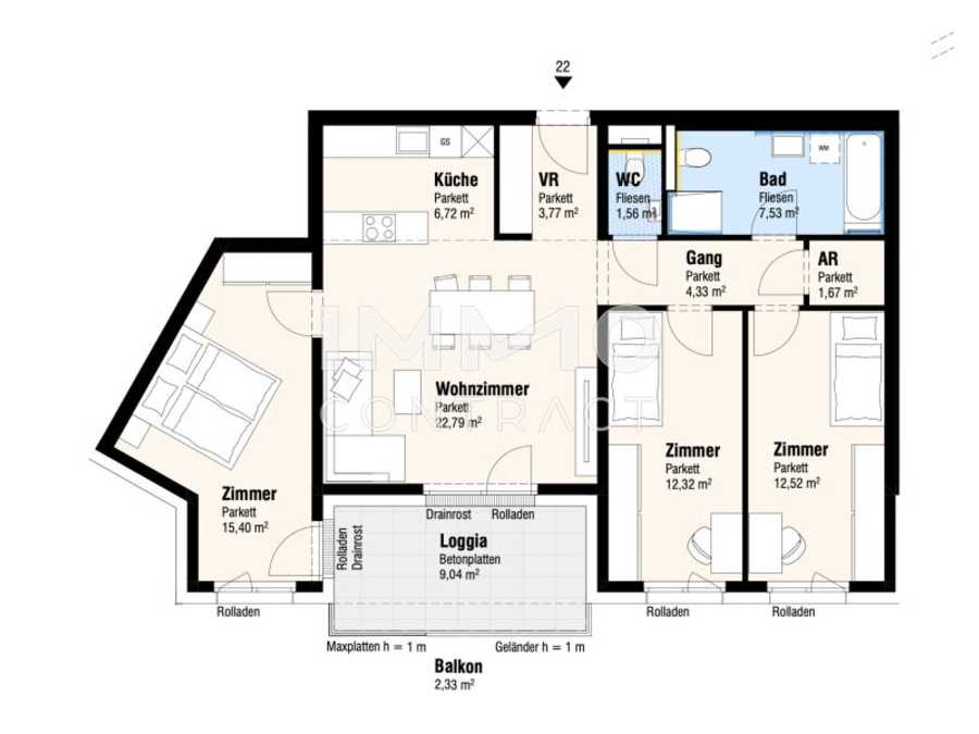Immobilie: Eigentumswohnung in 2326 Lanzendorf