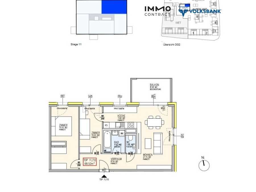 Immobilie: Eigentumswohnung in 3100 St. Pölten