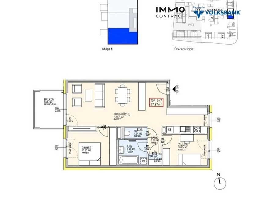 Mietwohnung in 3100 St. Pölten Immobilie: Mietwohnung in 3100 St. Pölten