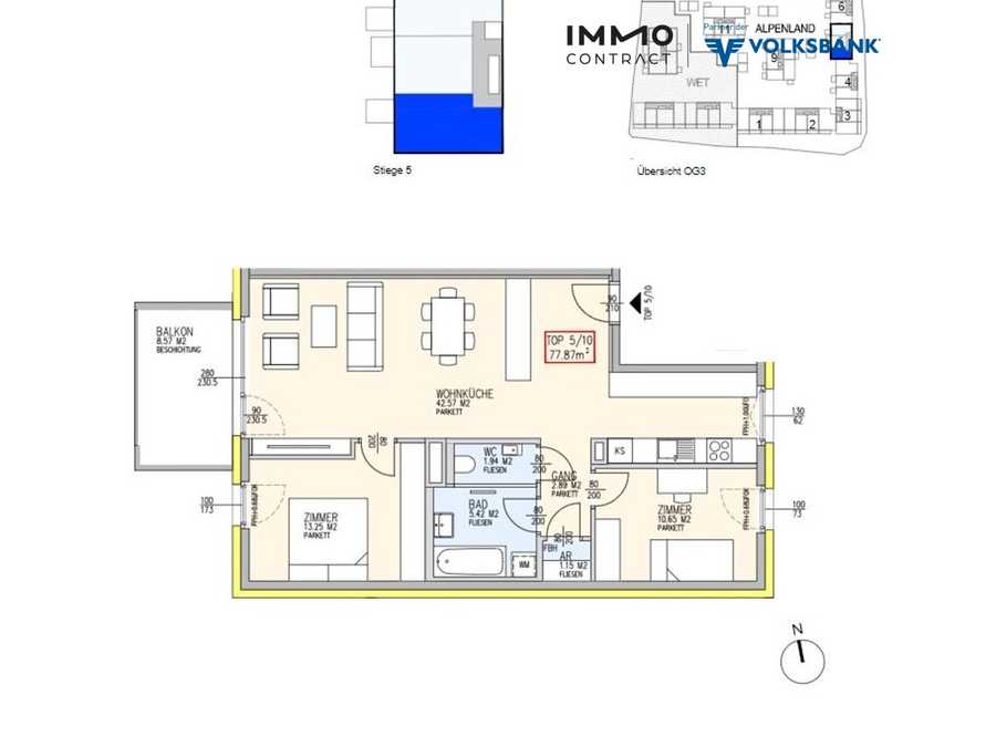 Mietwohnung in 3100 St. Pölten Immobilie: Mietwohnung in 3100 St. Pölten