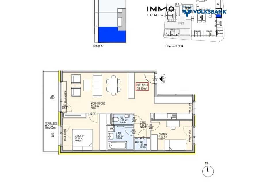 Mietwohnung in 3100 St. Pölten Immobilie: Mietwohnung in 3100 St. Pölten