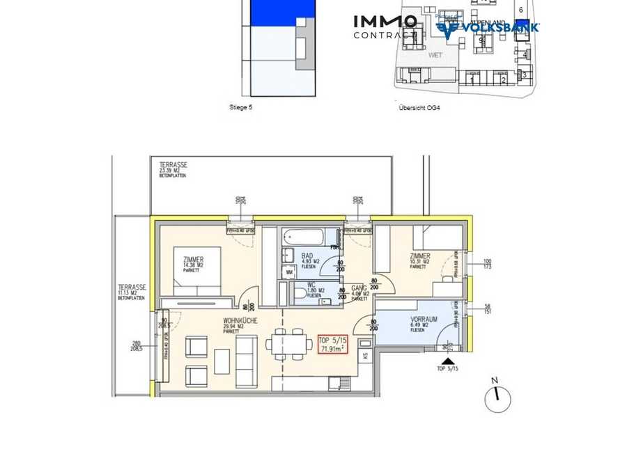 Mietwohnung in 3100 St. Pölten Immobilie: Mietwohnung in 3100 St. Pölten