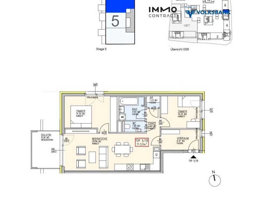 Mietwohnung in 3100 St. Pölten Immobilie: Mietwohnung in 3100 St. Pölten