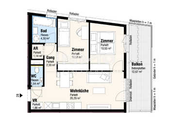 Dachgeschosswohnung Lanzendorf